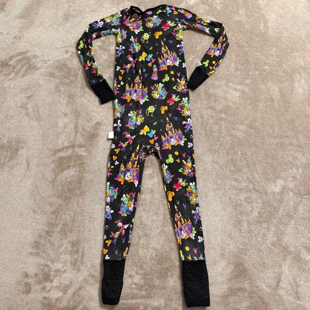 Bamboo Bliss Halloween Disney Characters Bamboo Zip Sleeper 4T Black Multi
